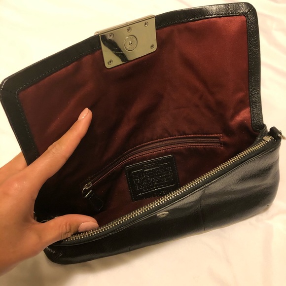 Coach Kristen Black Shoulder Bag/Clutch - Picture 3 of 3